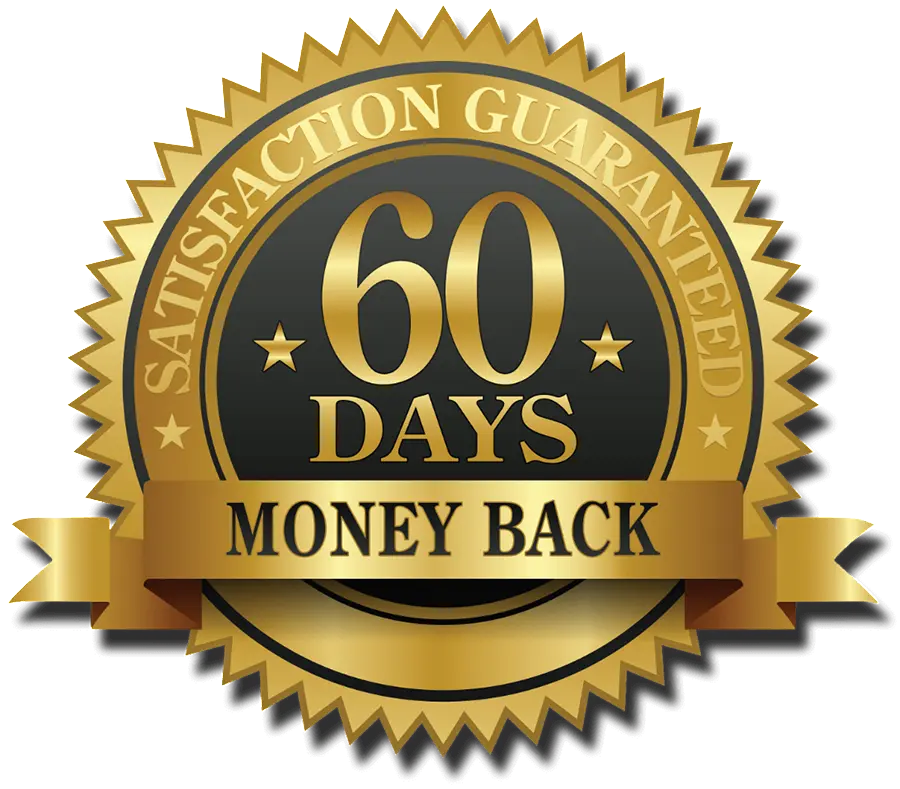 60 days guarantee badge